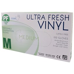 Vinyl - Medium - Clear Powder Free Gloves